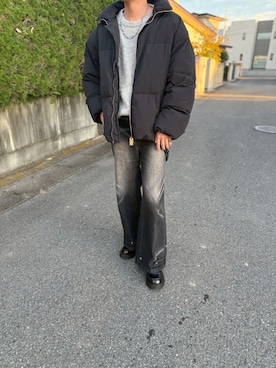 「アイテム（ニット/セーター）」を使った、hiroさん（メンズ・174cm・30代）の秋コーディネート