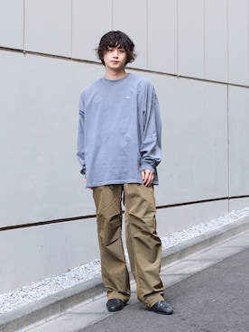 「STUDIOUS（ステュディオス）のアイテム（スウェット）」を使った、Shoyaさん（メンズ・168cm）の冬コーディネート