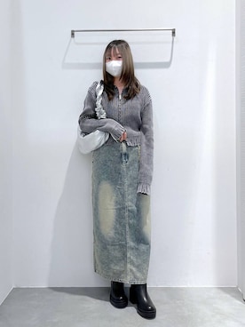 「ALAND（エーランド）のアイテム」を使った、れーかさん（レディース・155cm）の秋コーディネート