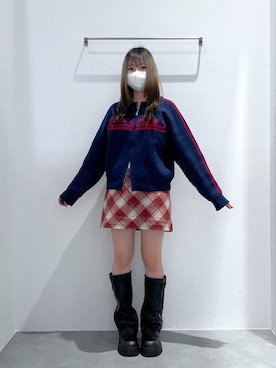 「ALAND（エーランド）のアイテム」を使った、れーかさん（レディース・155cm）の秋コーディネート