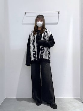 「NOT4NERD（ノットフォーナード）のアイテム（トップス）」を使った、れーかさん（レディース・155cm）の秋コーディネート