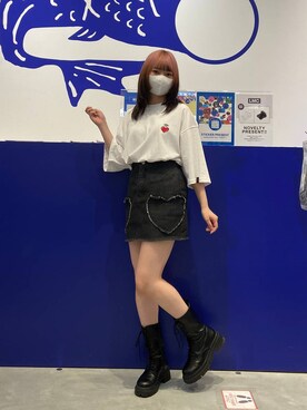 「WANGGWAN（ワングァン）のアイテム」を使った、れーかさん（レディース・155cm）の春コーディネート