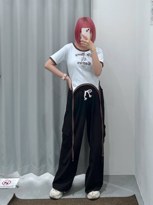 tシャツ 3.3 Field Trip／ベルト付き半袖プルオーバー レディース ALAND tシャツ 3.3 Field Trip／ロープリンガー半袖T レディース