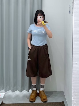 「アイテム（パンツ）」を使った、れーかさん（レディース・155cm・20代）の夏コーディネート
