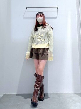 れーかさん（レディース・155cm）の冬コーディネート