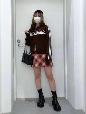 「ALAND（エーランド）のアイテム」を使った、れーかさん（レディース・155cm）の秋コーディネート