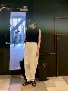 「アイテム（ベスト）」を使った、nut’s_up?さん（レディース・168cm）の夏コーディネート
