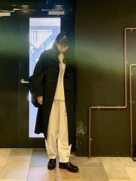 「アイテム（ダッフルコート）」を使った、nut’s_up?さん（レディース・168cm）の冬コーディネート