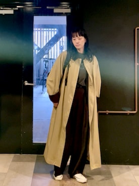 「アイテム（モッズコート）」を使った、nut’s_up?さん（レディース・168cm）の秋コーディネート