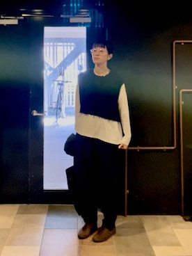 「アイテム（テーラードジャケット）」を使った、nut’s_up?さん（レディース・168cm）の秋コーディネート