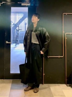 「アイテム（Tシャツ/カットソー）」を使った、nut’s_up?さん（レディース・168cm）の秋コーディネート