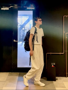 「CONVERSE（コンバース）のアイテム」を使った、nut’s_up?さん（レディース・168cm）の夏コーディネート