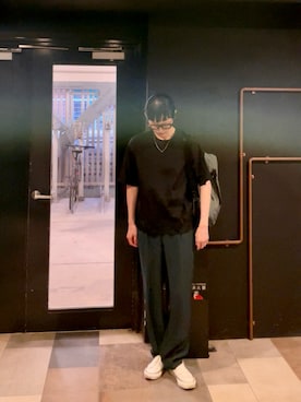 「アイテム（スラックス）」を使った、nut’s_up?さん（レディース・168cm）の夏コーディネート