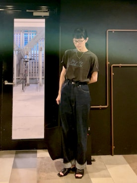 「SESTO（セスト）のアイテム（サンダル）」を使った、nut’s_up?さん（レディース・168cm）の夏コーディネート