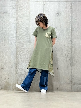 Kimikaさん（レディース・158cm）の春コーディネート