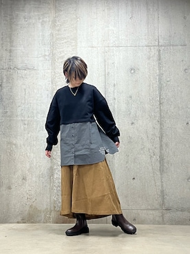 Kimikaさん（レディース・158cm）の冬コーディネート