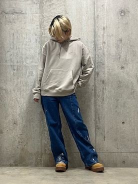 「AVIREX（アヴィレックス）のアイテム」を使った、Kimikaさん（レディース・158cm）の秋コーディネート