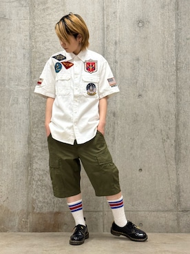 「TOPGUN」｜Kimikaさん（レディース・158cm）の夏コーディネート