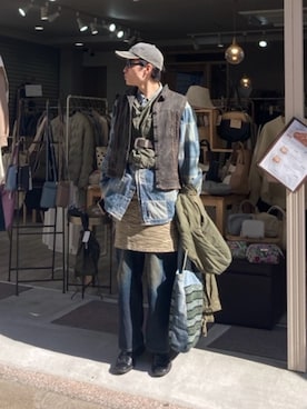 「Levi's（リーバイス）のアイテム（シューズ）」を使った、imRenさん（メンズ・170cm）の春コーディネート