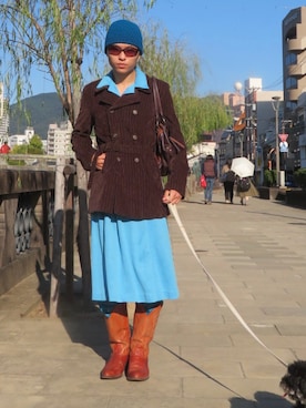 「アイテム（シューズ）」を使った、imRenさん（メンズ・170cm）の冬コーディネート