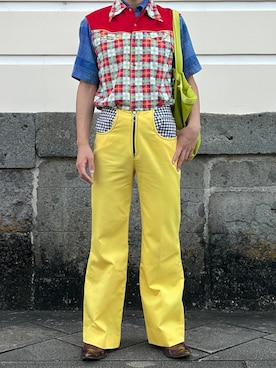 「アイテム（ブーツ）」を使った、imRenさん（メンズ・170cm）の秋コーディネート