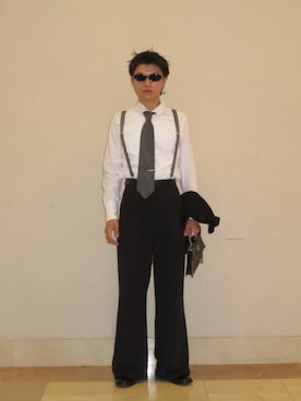 「アイテム（ドレスシューズ）」を使った、imRenさん（メンズ・170cm・20代）の夏コーディネート