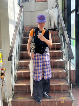「アイテム（スカート）」を使った、imRenさん（メンズ・170cm）の秋コーディネート