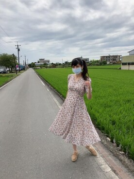 「31 Sons de mode（トランテアン　ソン　ドゥ　モード）のアイテム（ワンピース/ドレス）」を使った、Vicky Tuさん（レディース・168cm）の春コーディネート