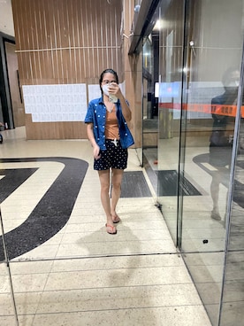 「:CHOCOOLATEのアイテム」を使った、fatfat02さん（レディース・162cm）の夏コーディネート