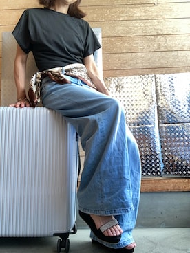 「着回しコーデ」｜meg05さん（レディース・156cm）の夏コーディネート