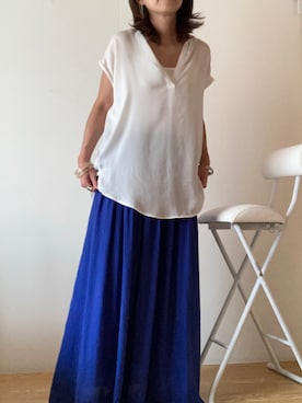 「DAISO（DAISO）のアイテム（リング）」を使った、meg05さん（レディース・156cm）の夏コーディネート