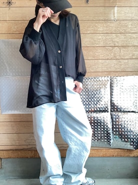 「no brand（ノーブランド）のアイテム」を使った、meg05さん（レディース・156cm）の夏コーディネート