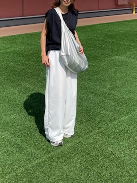 「しまむら（シマムラ）のアイテム」を使った、meg05さん（レディース・156cm）の夏コーディネート