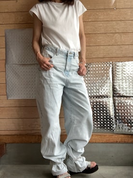 「H&M（エイチ・アンド・エム）のアイテム」を使った、meg05さん（レディース・156cm）の夏コーディネート