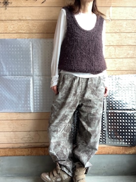 「しまむら（シマムラ）のアイテム（トップス）」を使った、meg05さん（レディース・156cm）の秋コーディネート