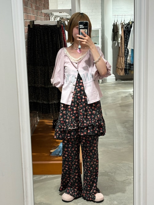 CIAOPANIC カットフラワーキャミチュニックワンピース セール】カットフラワーキャミチュニックワンピース（チュニック