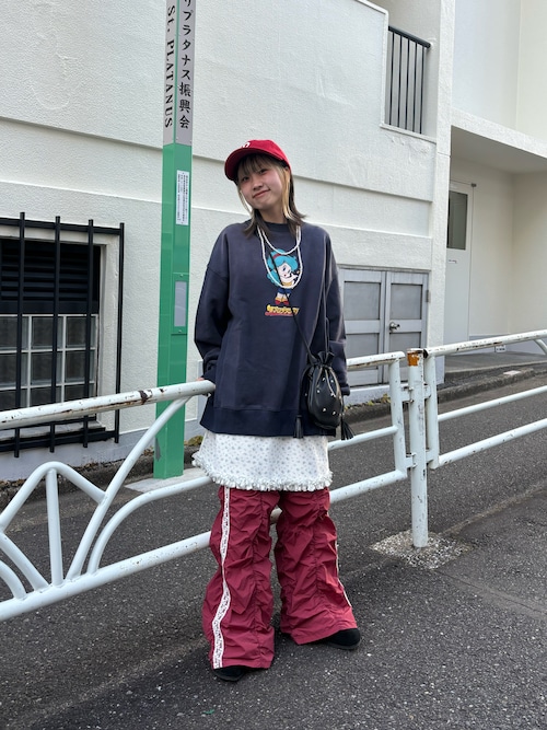 CIAOPANIC サイドラインシャーリングナイロンパンツ CIAOPANIC（チャオパニック）の「サイドラインシャーリング