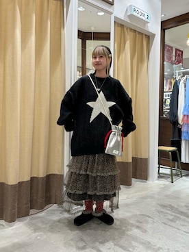 「スカートコーデ」｜ナクラリンさん（レディース・153cm）の冬コーディネート