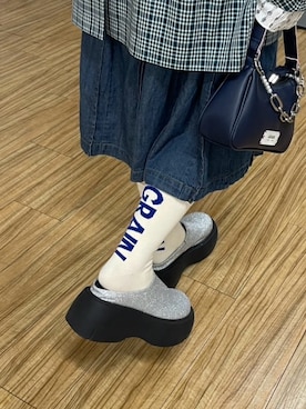「アイテム（ソックス/靴下）」を使った、ナクラリンさん（レディース・153cm）の夏コーディネート