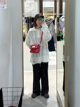 「GRAIN（グレイン）のアイテム」を使った、ナクラリンさん（レディース・153cm）の冬コーディネート