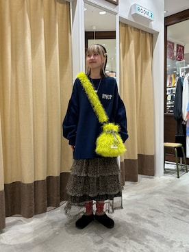 「スカートコーデ」｜ナクラリンさん（レディース・153cm）の冬コーディネート