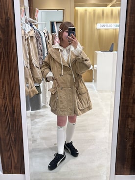 「初秋コーデ」｜「アイテム（ジャケット/アウター）」を使った、ナクラリンさん（レディース・153cm）の秋コーディネート