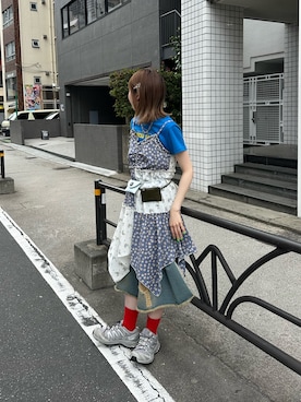 「GRAIN（グレイン）のアイテム」を使った、ナクラリンさん（レディース・153cm）の夏コーディネート