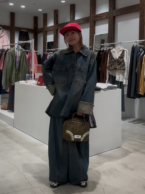 オーバーダイデニムBIGシャツジャケット（シャツ/ブラウス