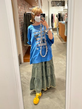 「Tシャツ×デニム」｜ナクラリンさん（レディース・153cm）の春コーディネート