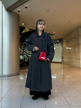 「CIAOPANIC（チャオパニック）のアイテム（その他アウター）」を使った、ナクラリンさん（レディース・153cm）の冬コーディネート