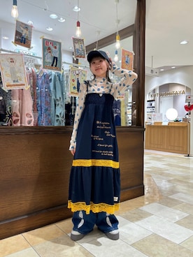 「HELLO.SANFRANCISCO（ハローサンフランシスコ）のアイテム」を使った、ナクラリンさん（レディース・153cm）の秋コーディネート