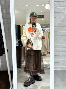 ナクラリンさん（レディース・153cm）の冬コーディネート