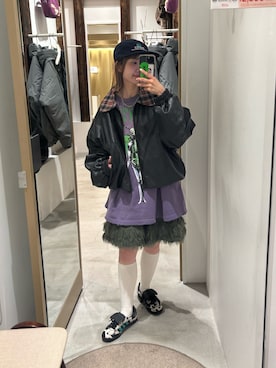 「アイテム（チュニック）」を使った、ナクラリンさん（レディース・153cm）の秋コーディネート