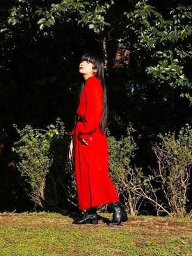 𝙆𝘼𝙍𝙀𝙉さん（レディース・165cm）の冬コーディネート